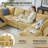 Cheltenham 127"W Modern 8-Piece Extra-Wide Storage Sectional Sofa with Ottoman-126351347