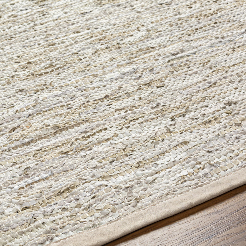 Leather Indoor Rug, Rectangle 6' x 9'