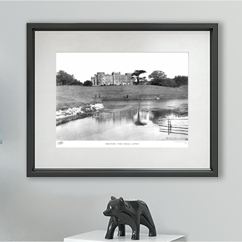 Bretby, The Hall C1955 - Single Picture Frame Print, 28cm H x 36cm W x 2.3cm D