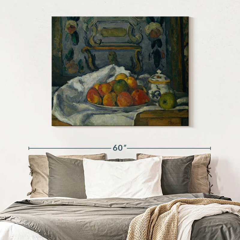 Plat de pommes Cezanne, H 36 po x l 45 po