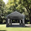 Abri de jardin 12 po x 20 pi: imperméable, protégé, avec fenêtres de ventilation et portes amovibles