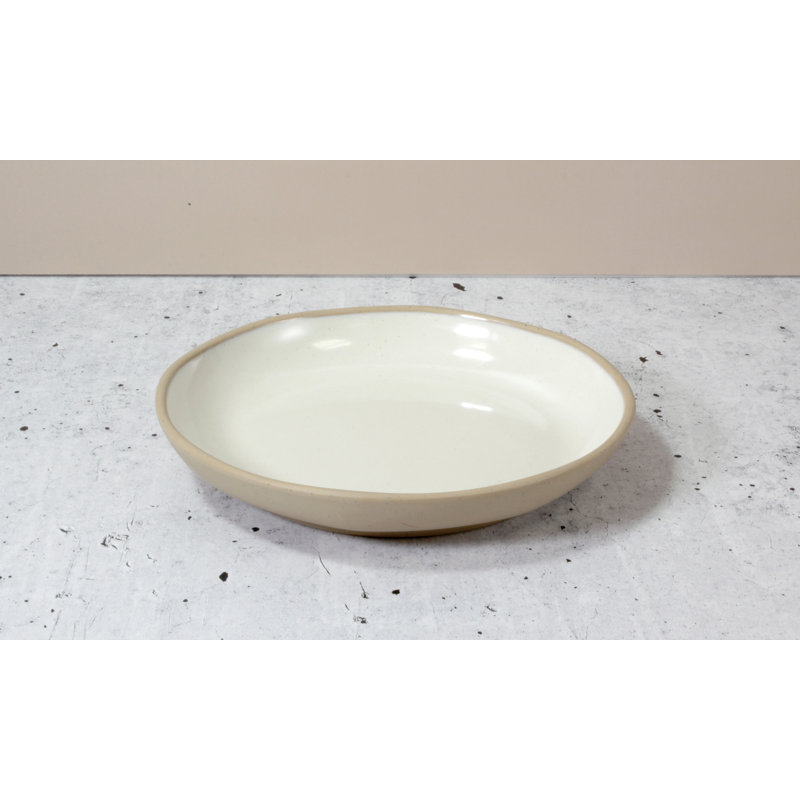 Marl 28cm Melamine Dinner Plate, Cream