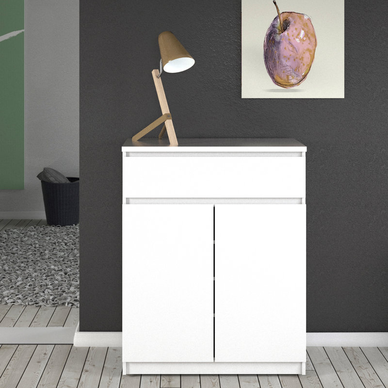 Caton Sideboard, White High Gloss