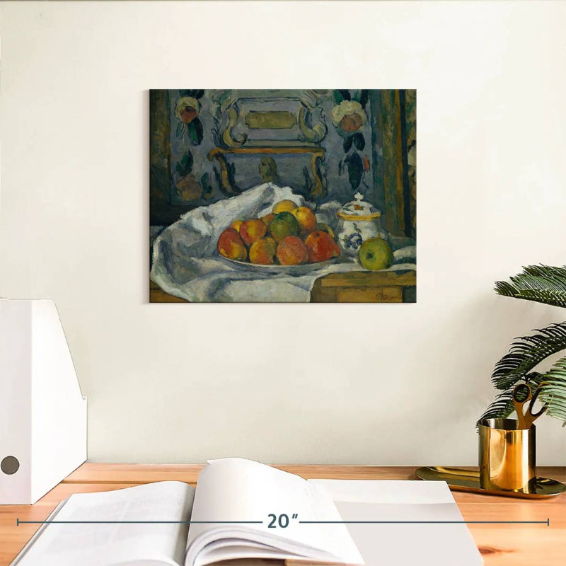 Plat de pommes Cezanne, H 8 po x l 10 po