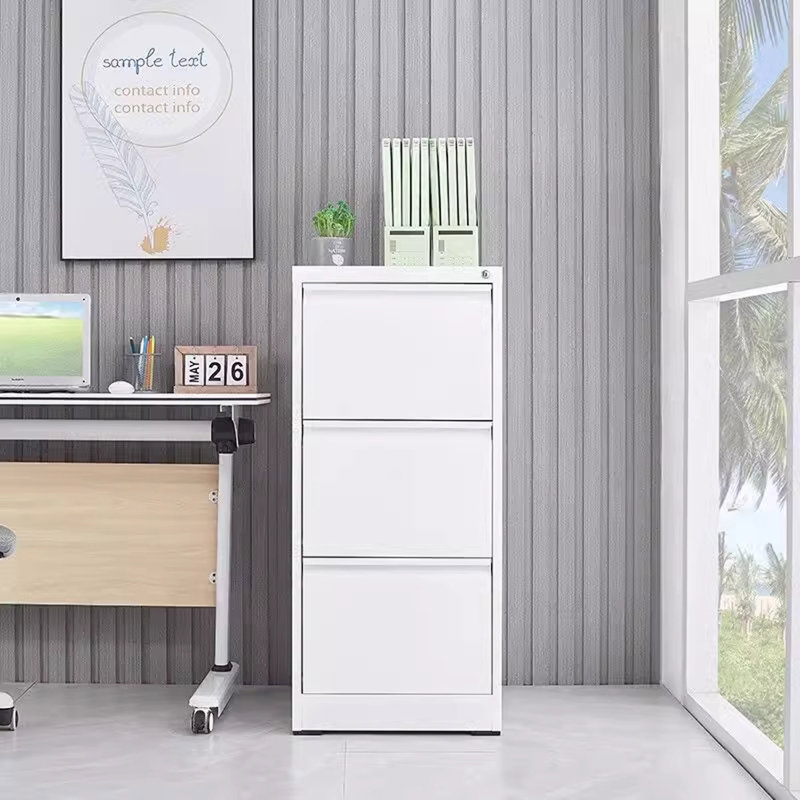 3 Drawer File Cabinet With Lock Metal Vertical File Storage Cabinet Office Home