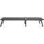 Méridienne pour chaise longue d'extérieur réglable à 5 positions 2 pièces