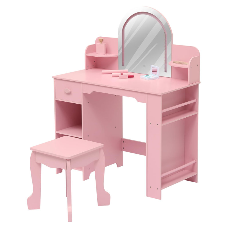 Dressing Table, Pink