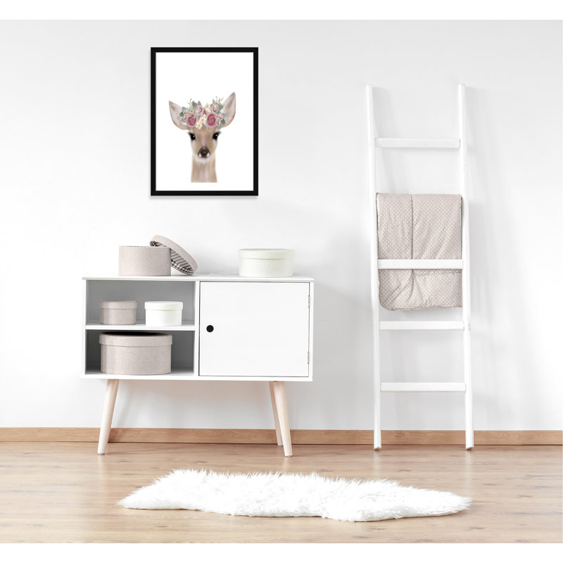 Décoration murale pour enfants, H 36,5 po x l 26,5 po x P 0,63 po, Cadre noir
