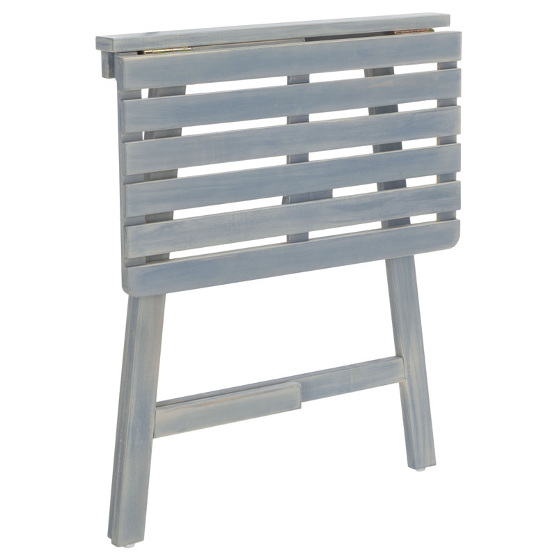 Table de balcon en bois, Gris cendré