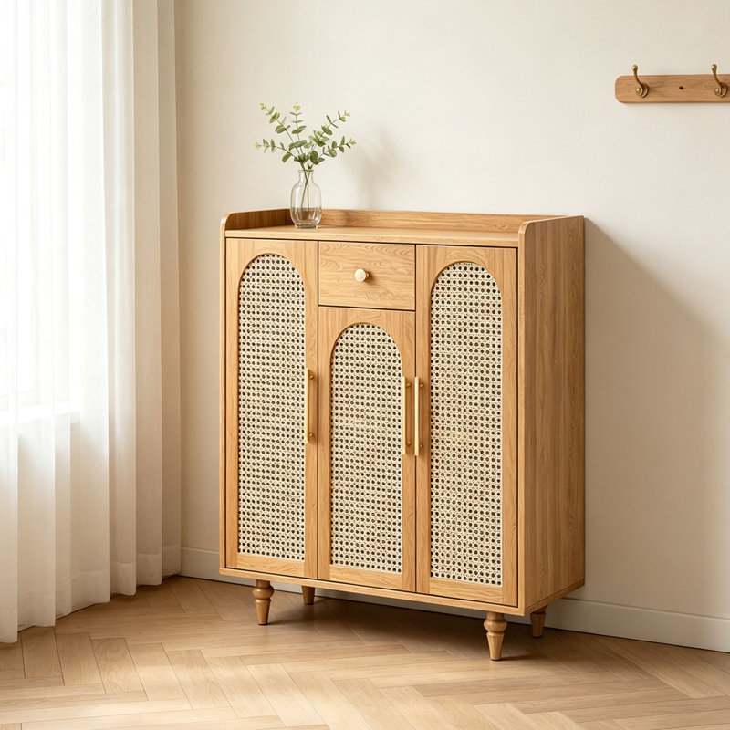 Tirra, H 41,34 po x l 39,37 po x P 14,17 po, Bois massif / naturel