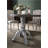 Iris Round Pedestal Wood Dining Table