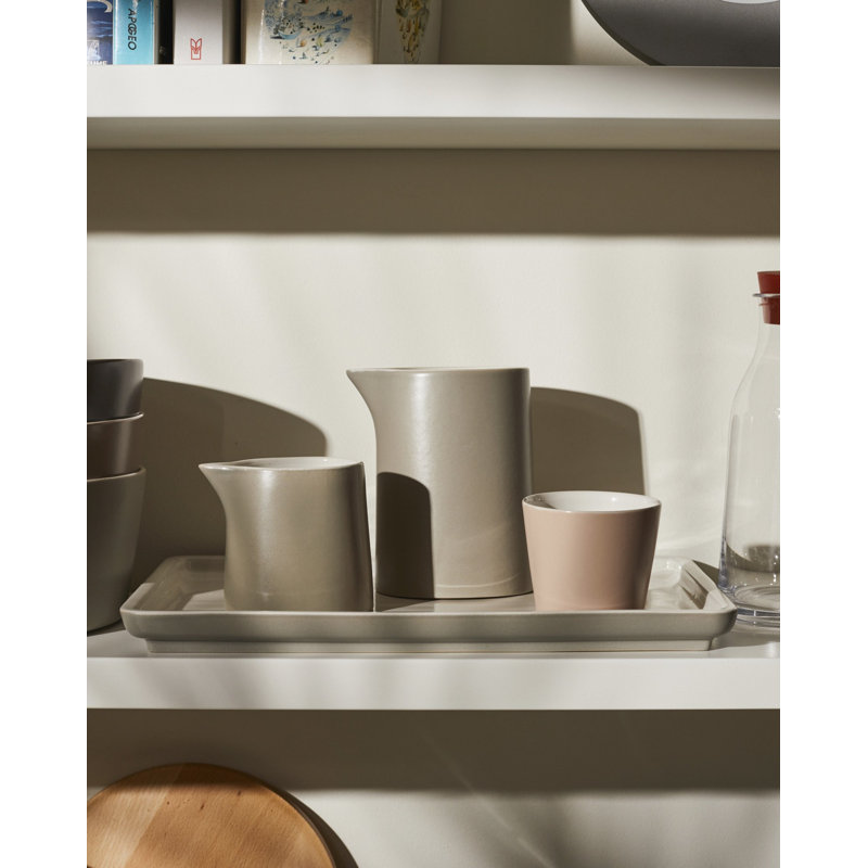 Tonale Stoneware Creamer Bowl, Ligh Gray