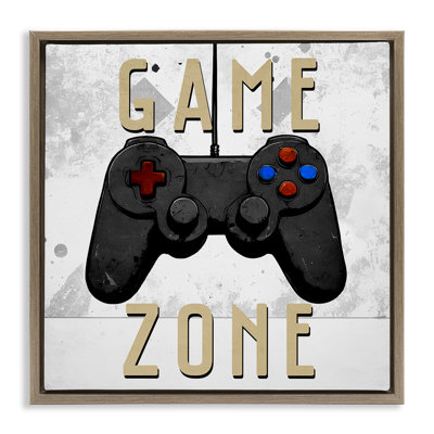 Cadre flottant Game Zone Control, design par Kim Allen