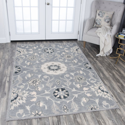Polen Wool Floral Indoor Rug