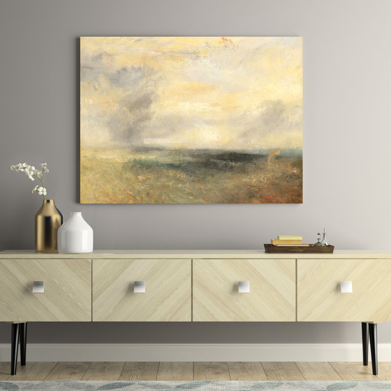Margate From The Sea by J.M.W. Turner - Wrapped Canvas Painting, 90cm H x 120cm W x 4cm D