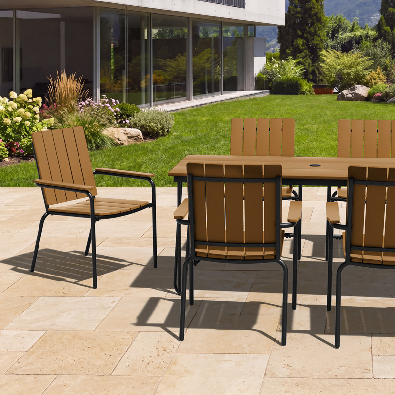Ensemble de 2 chaises d'extérieur en polystyrène, Green