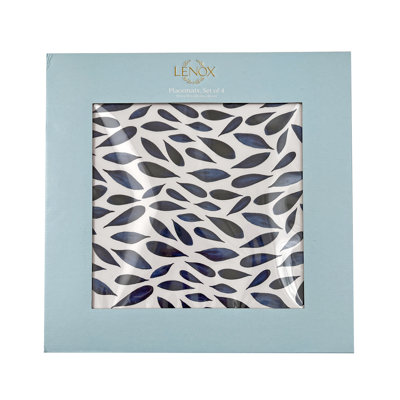 Lenox Blue Bay 15" Round Cork Placemats