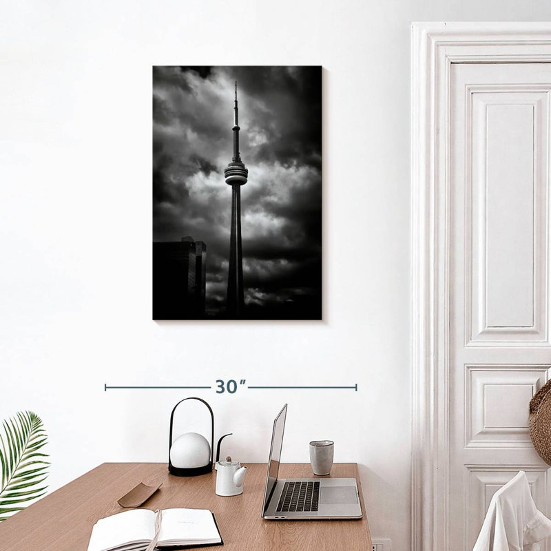 Aime CN Tower No 5, 30" H x 20" W