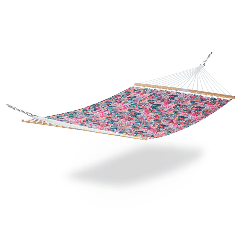 Vera Bradley 2 Person Classic Hammock, Rain Forest Canopy Coral
