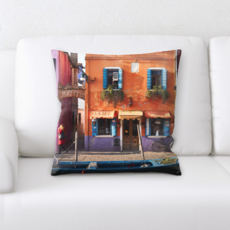 Microsuede Throw Pillow