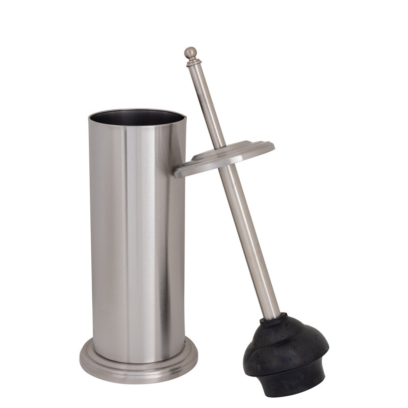 Bath Bliss Metal Plunger, Stainless steel