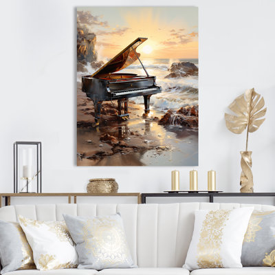 Piano Oceans Orchester I - musique, art mural piano
