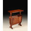 Traditional Italian Chairside Magazine Rack Table