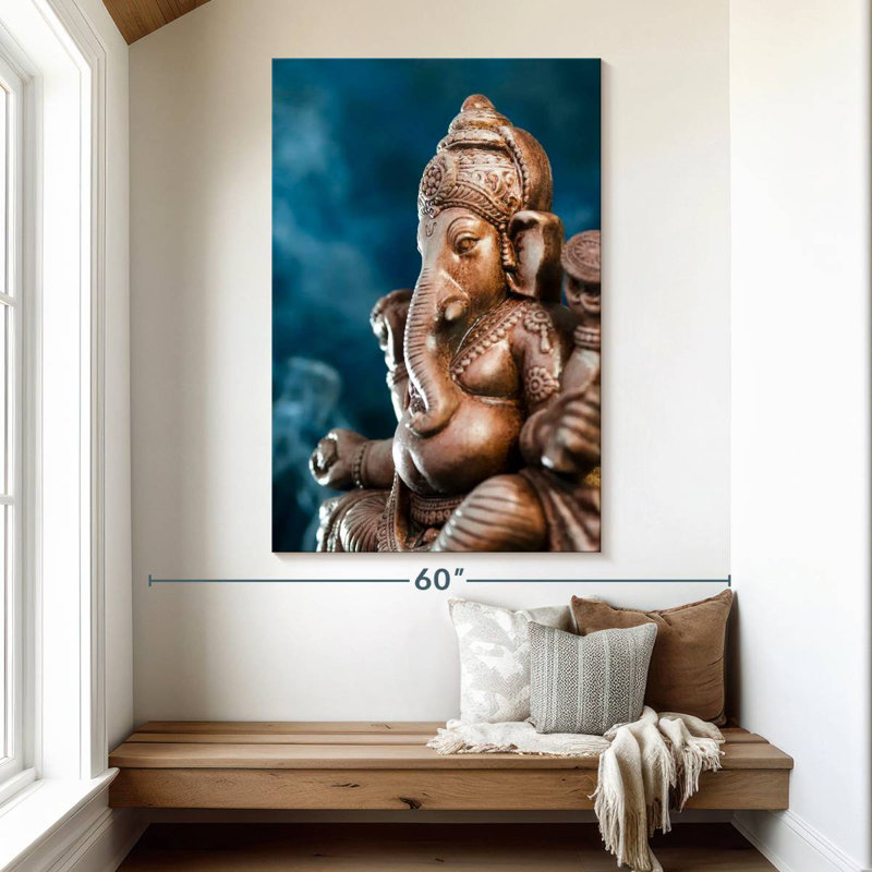 Divinité indienne Adella Ganesha, H 51 po x l 34 po