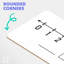 Scribbledo, paquet de 5, tableau blanc à chiffres effaçables à sec, planches de 4 x 12 pouces, portable, durable, double face, chiffres 1 à 10 et 20, tableau blanc pour enfants, étudiants, classe, tableau blanc, manipulations