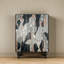 Armoire française en bois massif, art abstrait-924987433