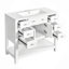 Meuble-lavabo 36 po avec lavabo supérieur, armoire de rangement moderne avec 2 portes à fermeture douce et 6 tiroirs, meuble-lavabo simple-115688335
