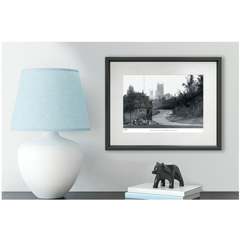 Lincoln, The Arboretum C1879 - Single Picture Frame Print, 31.5cm H x 38.8cm W x 2.3cm D