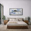 «Blue Marlin Fish Splash Coastal Nautical», impression sur toile encadrée-126313648-126313650