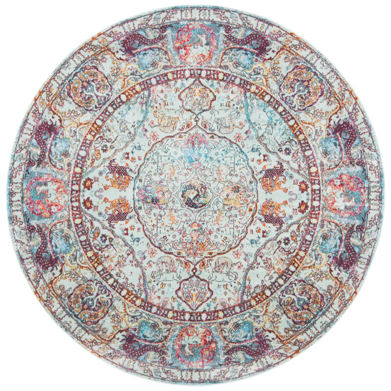 Tapis oriental Marques Performance, Rond 6 pi 7 po