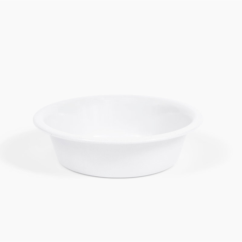 Acrylic Double Bowl Elevated Pet Feeder, White