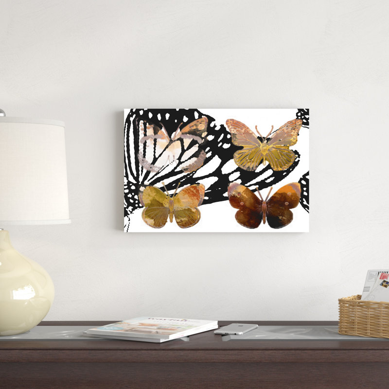 Papillons superposés III, H 12 po x l 18 po x P 1,25 po
