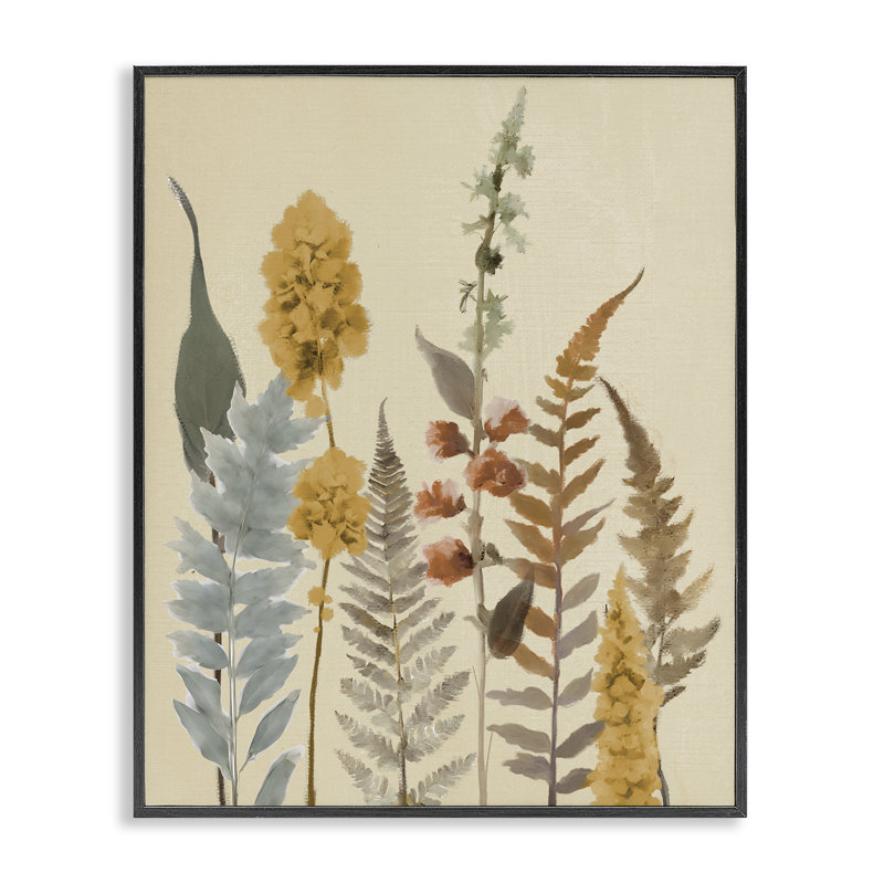 Plantes d'automne automnales, estampe numérique, conception par Elizabeth Medley, H 30 po x l 24 po