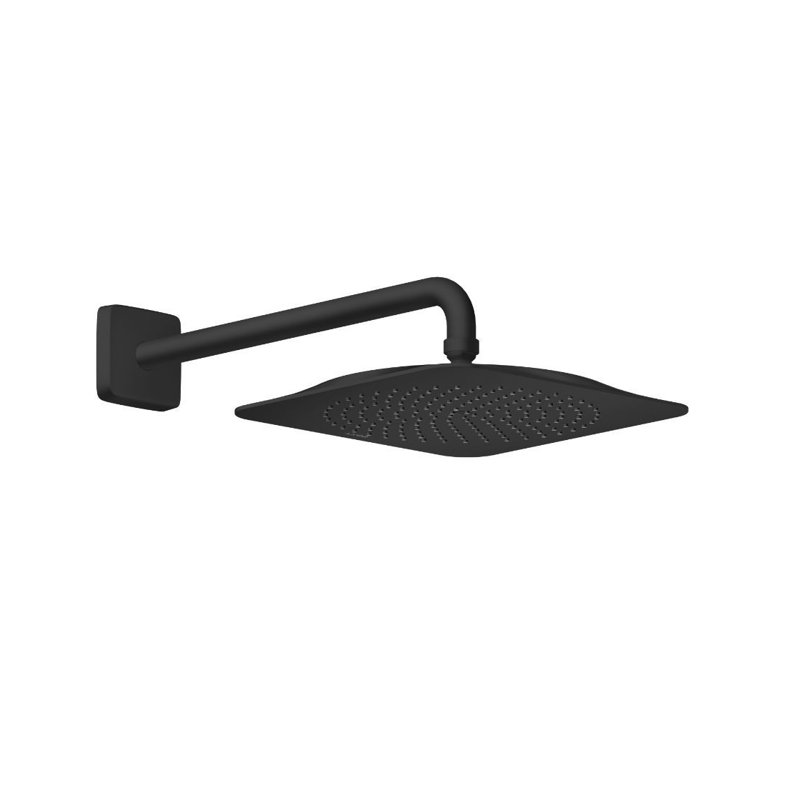 AXOR Citterio C Showerhead 270 1- Jet With Showerarm Trim, 1.75 GPM, Matte Black
