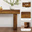 Console de style campagnard 62,99 po Vintage Brown