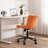 Brionni Upholstered Task Chair Swivel Executive Chair Faux Leather Home Office Chair with Wheels-1185120139