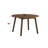 Walnut Finish Round Dining Table