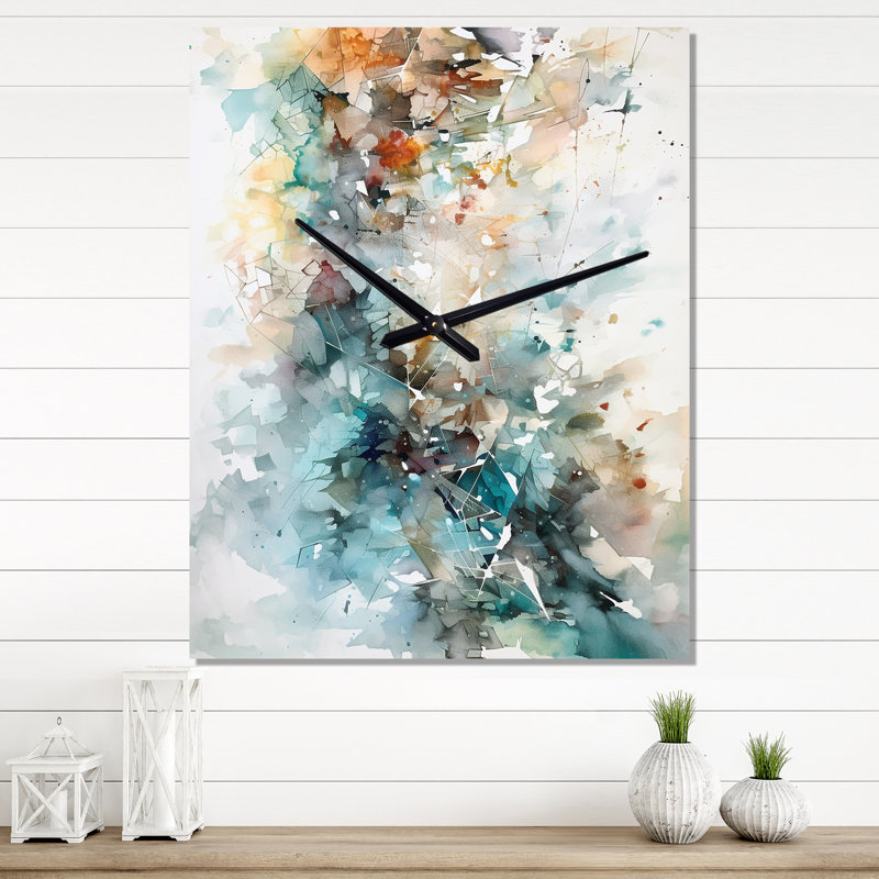 Jalayna - Horloges murales géométriques modernes, H 28 po x l 12 po x P 1 po