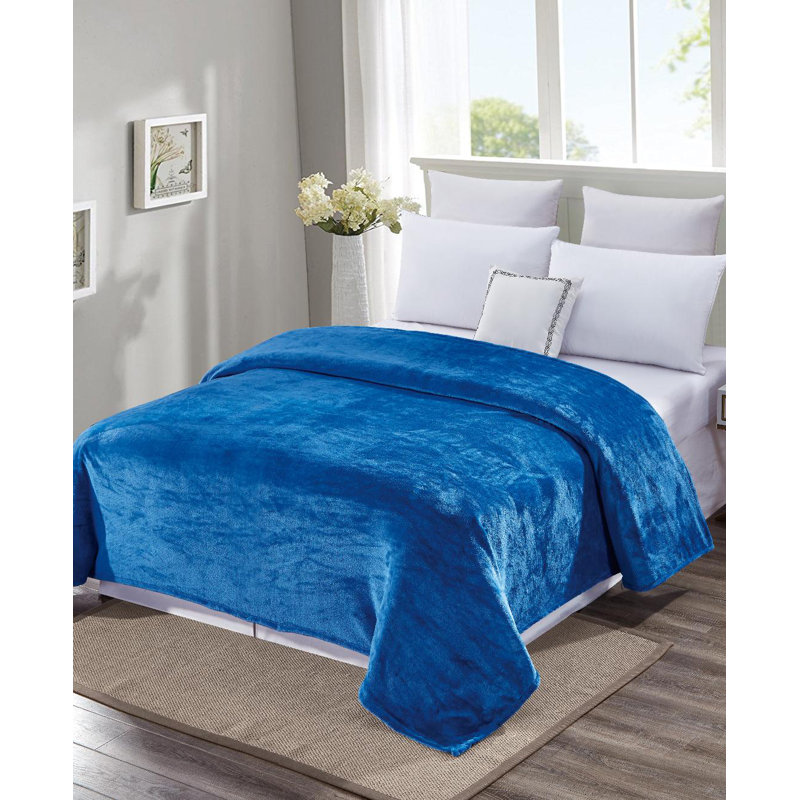  Couverture ultra moelleuse Lushelegance, Très grand, Bleu