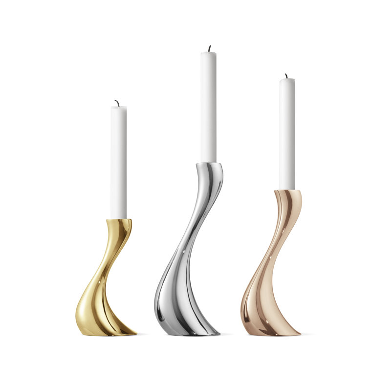 Ensemble de chandelles en acier inoxydable 3 pièces Cobra