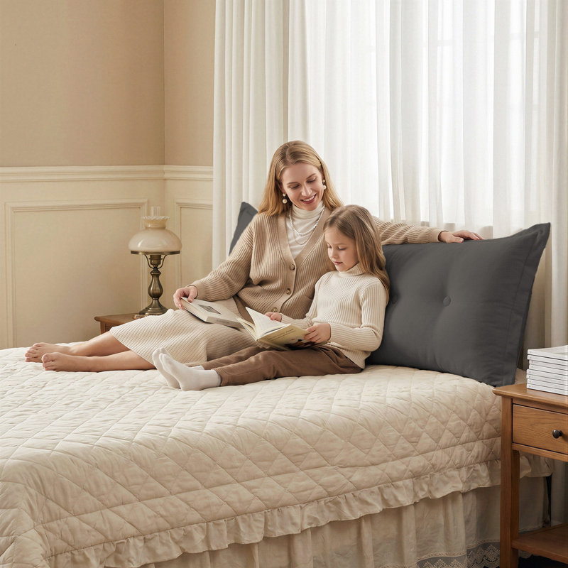 Backrest Pillow, 50cm x 140cm, Grey