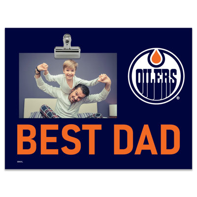 Oilers Bright Line - Best Dad Clip Frame
