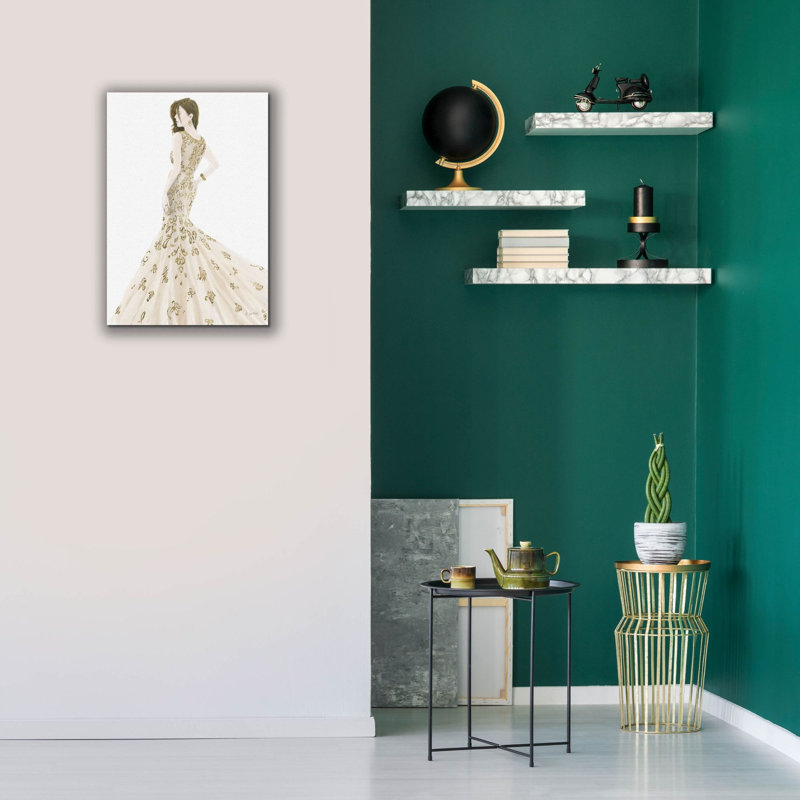 Toile épique Graffiti «Beautiful Lady 1 Neutral» par James Wiens, 18 po x 26 po, H 26 po x l 18 po