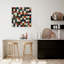 Handmade Modern Abstract Wall Decor on Solid Wood