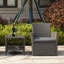 Hanna-Maria Square Metal Outdoor Coffee Table , 50cm cm W 50cm cm D