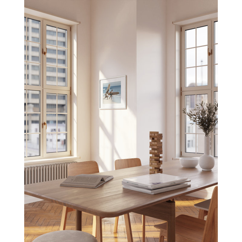 Cadre photo Darious, 16 po x 16 po avec passe-partout pour 12 po x 12 p, Blanc
